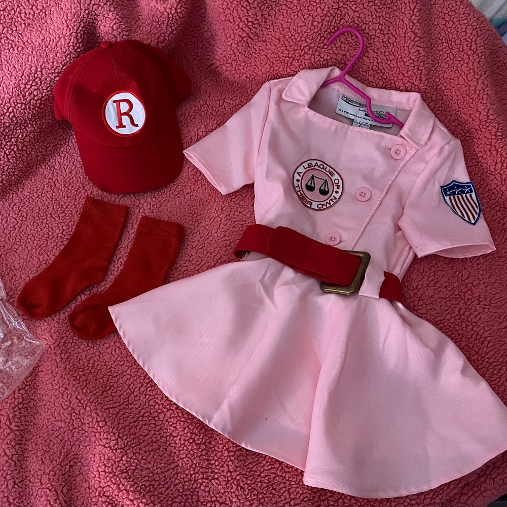 A Leauge of Their Own Rockford Peach Toddler Costume 2T
